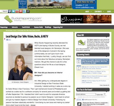 Ani Semerjian Interview with Bucks Happening.com