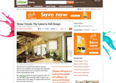 The Seasonal Home: Fall Design Trends