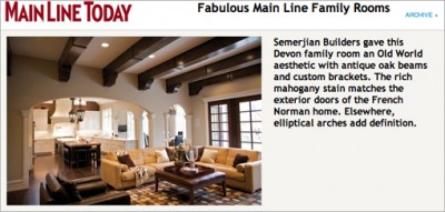 Semerjian Interiors and Semerjian Builders featured in Main Line Today!