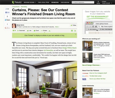The final reveal: The lucky winners of the Houzz.com