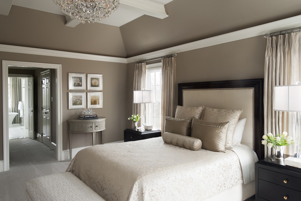 Transitional and Luxurious Master Bedroom